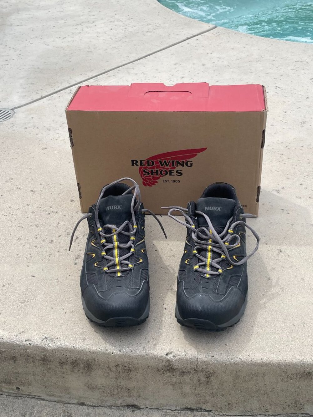 Men's Red Wing Worx SAfety Work Shoes Size 11.5
